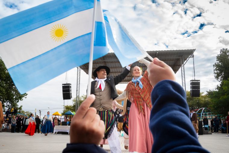 Monte Cristo celebró el Día de la Patria