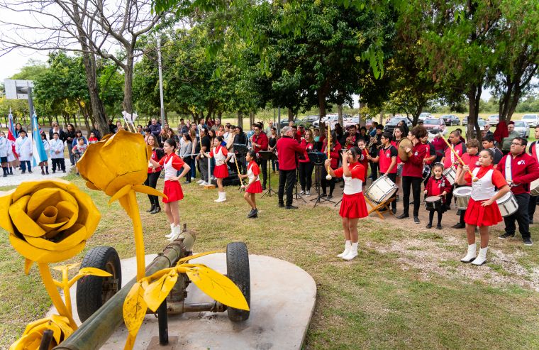Monte Cristo rindió homenaje a los Héroes de Malvinas